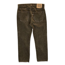 Load image into Gallery viewer, Vintage LEVI&#39;S 551 White Tab Classic Brown Corduroy Cord Straight Leg Trousers
