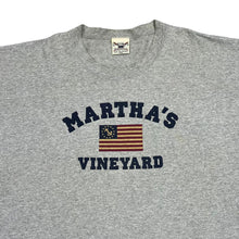 Load image into Gallery viewer, Vintage Oarsman MARTHA&#39;S VINEYARD Souvenir Spellout Graphic T-Shirt
