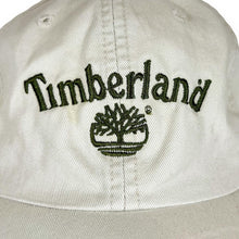 Load image into Gallery viewer, Early 00&#39;s TIMBERLAND Classic Embroidered Mini Logo Cream Baseball Cap
