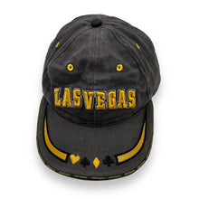Load image into Gallery viewer, Early 00’s LAS VEGAS Embroidered Souvenir Spellout Distressed Faded Baseball Cap
