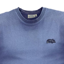 Load image into Gallery viewer, Early 00&#39;s WEIRD FISH Classic Embroidered Mini Logo Faded Blue Short Sleeve T-Shirt
