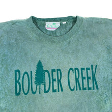 Load image into Gallery viewer, Vintage 90&#39;s Boulder Creek Souvenir Spellout Graphic Single Stitch Tie Dye T-Shirt

