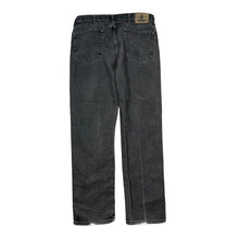 Load image into Gallery viewer, Vintage WRANGLER &quot;Regular Fit&quot; Classic Washed Black Straight Leg Denim Jeans
