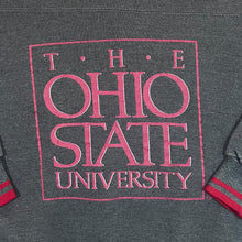 Load image into Gallery viewer, Vintage Jansport THE OHIO STATE UNIVERSITY College Graphic Dark Grey Sweatshirt

