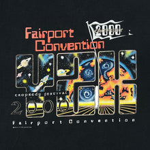 Load image into Gallery viewer, Vintage FAIRPORT CONVENTION "Cropredy Festival 2000" Folk Rock Band Music Graphic T-Shirt
