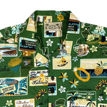 Load image into Gallery viewer, Vintage F&amp;K Made In Hawaii Tropical Hawaiian Patterned Short Sleeve Open Collar Shirt
