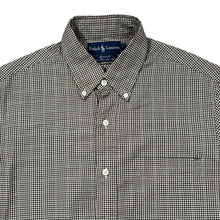 Load image into Gallery viewer, Vintage RALPH LAUREN &quot;Fine Two-Ply 100&#39;s&quot; Custom Fit Check Long Sleeve Button-Up Shirt
