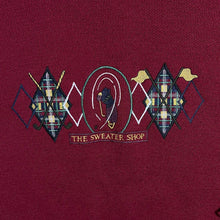 Load image into Gallery viewer, Vintage 90's The Sweater Shop "Golf" Embroidered Argyle Check Acrylic Knit Jumper
