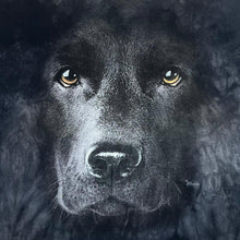 Load image into Gallery viewer, THE MOUNTAIN Labrador Retriever Dog Animal Graphic Black Tie Dye T-Shirt
