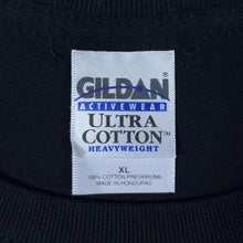 Load image into Gallery viewer, Early 00’s Never In Life Gothic Novelty Slogan Graphic Spellout Black T-Shirt
