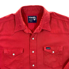 Load image into Gallery viewer, Vintage 90&#39;s Wrangler Extra Long Tails Cowboy Western Pearl Snap Popper Long Sleeve Shirt
