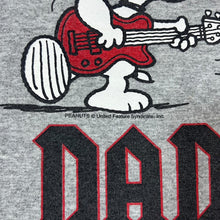 Load image into Gallery viewer, JOE COOL DAD Snoopy Peanuts Character Novelty Spellout Graphic Grey T-Shirt
