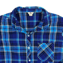 Load image into Gallery viewer, WOOLRICH Blue Mix Plaid Check Long Sleeve Cotton Flannel Shirt
