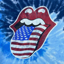 Load image into Gallery viewer, Pull &amp; Bear The Rolling Stones "North American Tour 1981" Blue Tie Dye Rock Band T-Shirt
