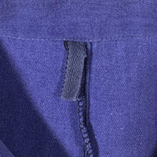 Load image into Gallery viewer, Vintage French Chore Worker Style Navy Blue Cotton Button Heavily Distressed Jacket
