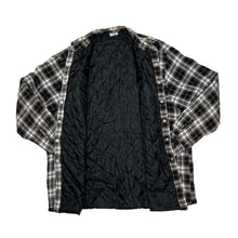 Load image into Gallery viewer, Vintage TOPTEX Tartan Lumberjack Plaid Check Lightly Padded Flannel Over Shirt
