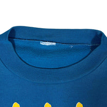 Load image into Gallery viewer, Vintage 90&#39;s BE A FRIEND TO YOUR ENVIRONMENT Animal Nature Graphic Blue Sweatshirt
