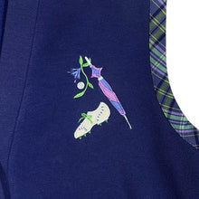 Load image into Gallery viewer, Vintage 90&#39;s ALICE COLLINS Cottage Core Check Trim Button Cardigan
