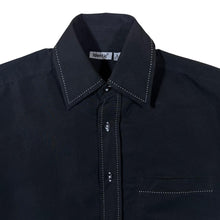 Load image into Gallery viewer, Early 00&#39;s Identic Y2K Biker Snake Eagle Tattoo Graphic Black Short Sleeve Shirt
