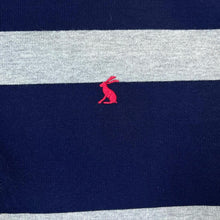 Load image into Gallery viewer, JOULES Embroidered Mini Logo Colour Block Striped Long Sleeve Rugby Polo Shirt
