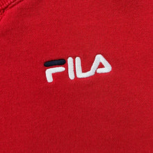 Load image into Gallery viewer, FILA Classic Embroidered Mini Logo Red Crewneck Sweatshirt
