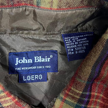 Load image into Gallery viewer, Vintage John Blair Multi Plaid Check Long Sleeve Acrylic Flannel Shirt
