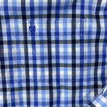 Load image into Gallery viewer, BARBOUR &quot;Regular Fit&quot; Classic Blue Gingham Check Long Slevee Button-Up Cotton Shirt
