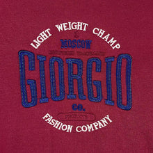 Load image into Gallery viewer, Early 00&#39;s GIORGIO LOCAL BOYZ Embroidered Logo Spellout Crewneck Sweatshirt
