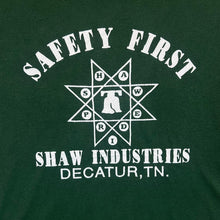 Load image into Gallery viewer, Vintage 90&#39;s Russell Athletic SAFETY FIRST Company Graphic Green Single Stitch T-Shirt

