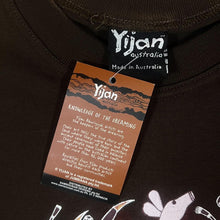 Load image into Gallery viewer, Vintage 90's Yijan Australia Aboriginal Tribal Art Souvenir Graphic Brown T-Shirt
