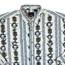 Load image into Gallery viewer, Vintage 90&#39;s ROPER Cowboy Western Native American Aztec Patterned Long Sleeve Cotton Shirt
