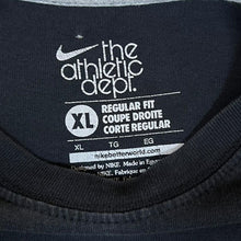 Load image into Gallery viewer, NIKE The Athletic Dept. Classic Big Swoosh Logo Graphic Black T-Shirt
