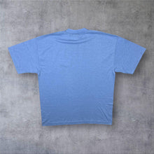 Load image into Gallery viewer, Vintage 90’s Fruit Of The Loom Embroidered Mini Logo Short Sleeve Blue T-Shirt
