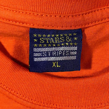 Load image into Gallery viewer, Early 00's Clockwork Orange Kubrick Cult Movie Graphic Orange Short Sleeve T-Shirt
