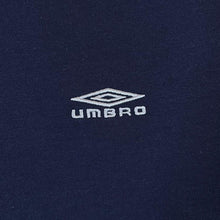 Load image into Gallery viewer, UMBRO Classic Basic Embroidered Mini Logo Navy Blue Short Sleeve T-Shirt

