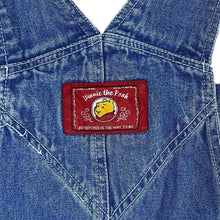 Load image into Gallery viewer, Vintage 90's Disney POOH Tigger Winnie Embroidered Blue Denim Dungarees Shortall
