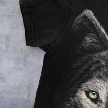 Load image into Gallery viewer, Early 00’s Rock Eagle Wolf Animal Nature Wildlife Graphic T-Shirt
