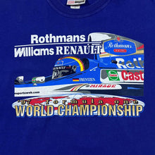 Load image into Gallery viewer, Vintage ROTHMANS WILLIAMS RENAULT "1997 Formula One World Championship" F1 Graphic T-Shirt

