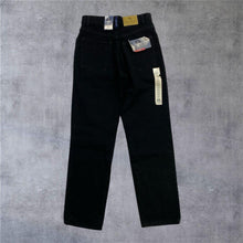 Load image into Gallery viewer, Deadstock Early 00's Duke Jeanswear Comfort Fit Zip Fly Black Denim Jeans
