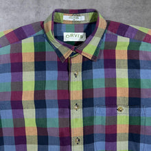 Load image into Gallery viewer, Orvis Classic Multi Colour Check Short Sleeve Cotton Shirt
