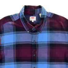 Load image into Gallery viewer, LEVI&#39;S Classic Multi Plaid Check Long Sleeve Button-Up Flannel Shirt
