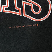 Load image into Gallery viewer, Vintage Jerzees (1988) MLB San Francisco Giants Baseball Single Stitch Black T-Shirt
