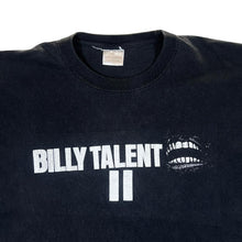 Load image into Gallery viewer, Vintage Billy Talent II UK Tour Alternative Rock Pop Punk Music Band Black T-Shirt
