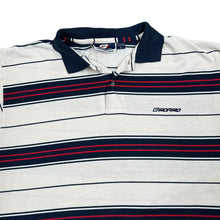 Load image into Gallery viewer, Early 00&#39;s GIORGIO New Directions Embroidered Mini Logo Multi Striped Polo Shirt
