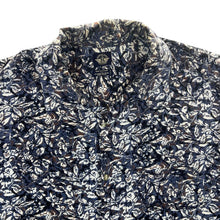 Load image into Gallery viewer, Vintage Dockers Floral Abstract Patterned Linen Rayon Blend Short Sleeve Shirt
