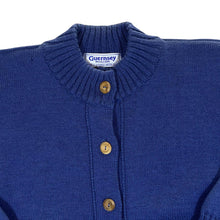 Load image into Gallery viewer, Vintage 90&#39;s Guernsey Woolens Heavy Pure New Wool Knit Button Cardigan Jumper
