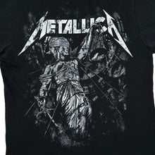 Load image into Gallery viewer, METALLICA Graphic Logo Spellout Thrash Heavy Metal Music Band T-Shirt
