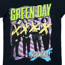 Load image into Gallery viewer, GREEN DAY &quot;Cuatro!&quot; Graphic Spellout Skate Pop Punk Music Band T-Shirt
