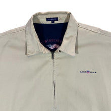 Load image into Gallery viewer, GANT USA &quot;The Windcheater&quot; Classic Mini Logo Beige Zip Bomber Jacket
