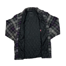 Load image into Gallery viewer, Early 00’s REWARD Tartan Lumberjack Plaid Check Padded Flannel Over Shirt
